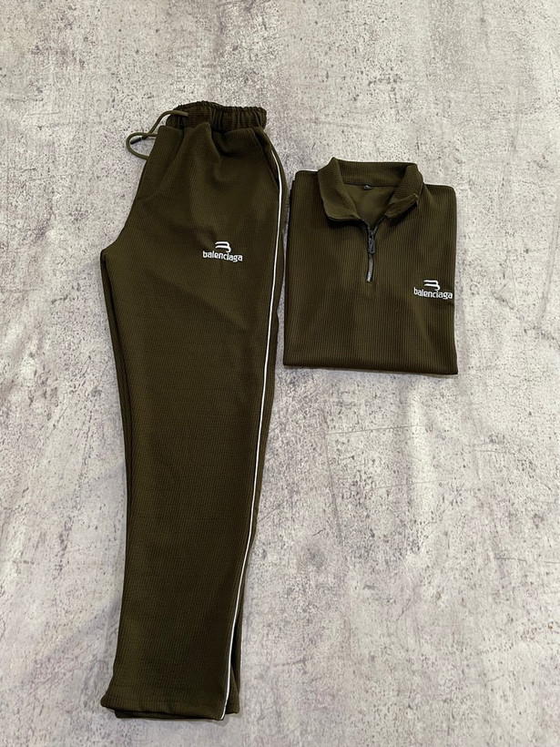 ست تی شرت شلوار نیم زیپ مردانه balenciaga
