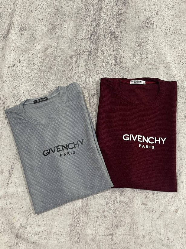 تی شرت یقه گرد بیسکویتی GIVENCHY