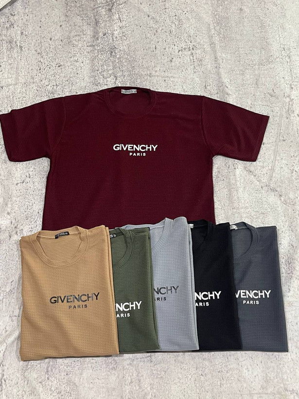 تی شرت یقه گرد بیسکویتی GIVENCHY