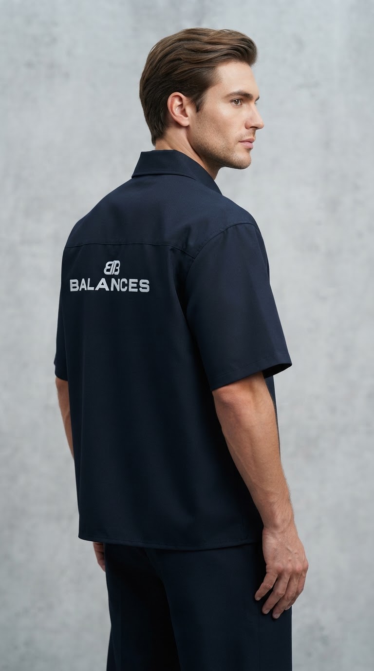 پیراهن مازاراتی باکسی  پشت چاپدارطرح BALENCIAGA
