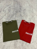 تی شرت نخ پنبه یقه گرد خنک BOSS