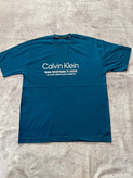 تی شرت یقه گرد نخ پنبه طرح Calvin klein