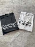 تی شرت یقه گرد نخ پنبه طرح Calvin klein