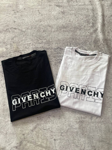 تی شرت یقه گرد نخ پنبه GIVENCHY