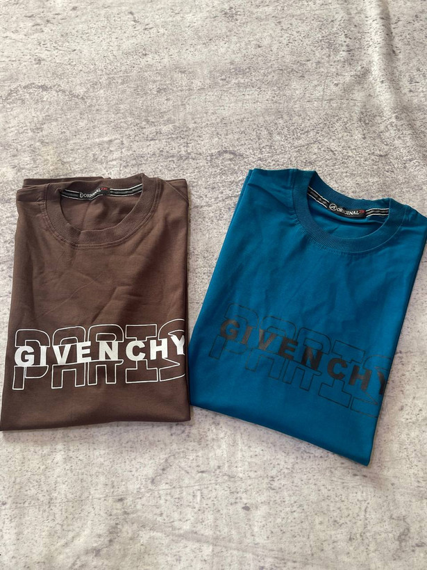 تی شرت یقه گرد نخ پنبه GIVENCHY
